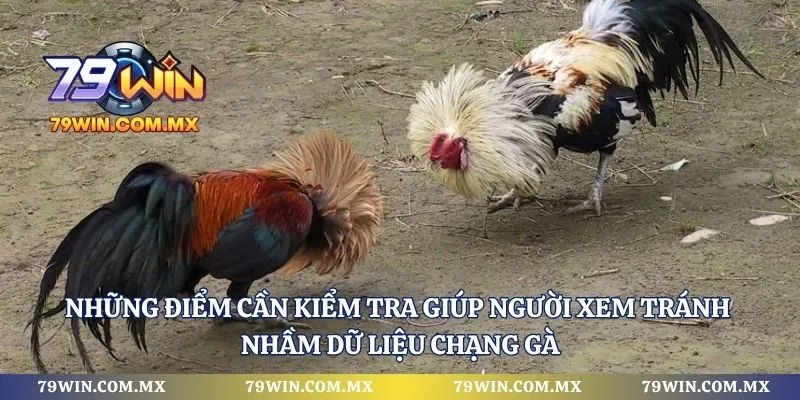 Những điểm cần kiểm tra giúp người xem tránh nhầm dữ liệu chạng gà