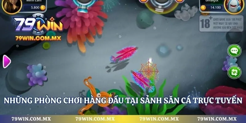 Những phòng chơi hàng đầu tại sảnh săn cá trực tuyến